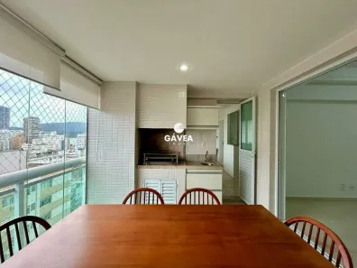 Apartamento com 3 Quartos para alugar, 128m² no Aparecida, Santos