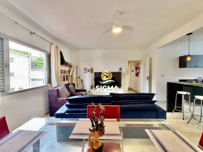 Apartamento com 2 Quartos à venda, 75m² no Vila Alzira, Guarujá
