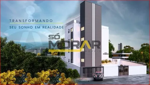 Apartamento com 2 Quartos à venda, 45m² no Petrópolis, Santa Luzia