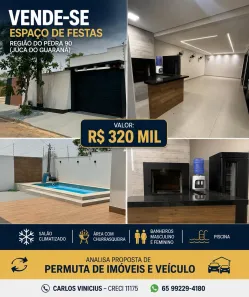Casa com 1 Quarto à venda, 100m² no Pedra 90, Cuiabá