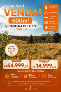 Lote/Terreno à venda, 500m² no Centro (Caucaia do Alto), Cotia