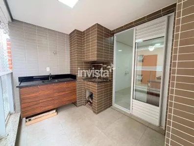 Apartamento com 2 Quartos para alugar, 101m² no Embaré, Santos