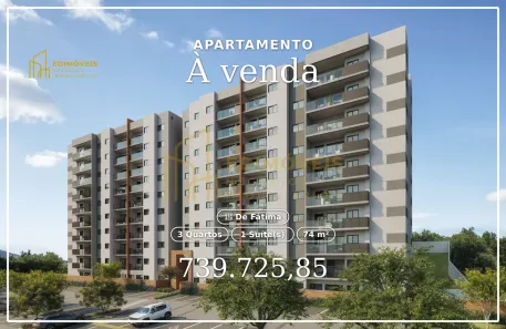 Apartamento com 3 Quartos à venda, 74m² no de Fátima, Serra