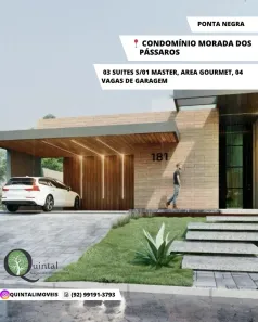 Casa com 3 Quartos à venda, 166m² no Ponta Negra, Manaus
