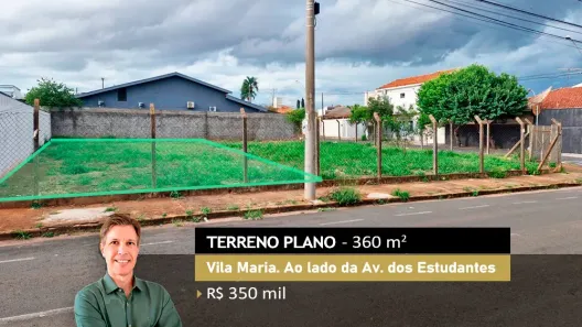 Lote/Terreno à venda, 360m² no Vila Maria, São José do Rio Preto