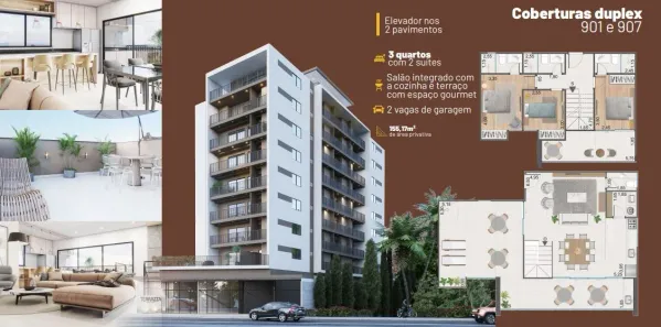 Cobertura com 3 Quartos à venda, 155m² no São Pedro, Juiz de Fora