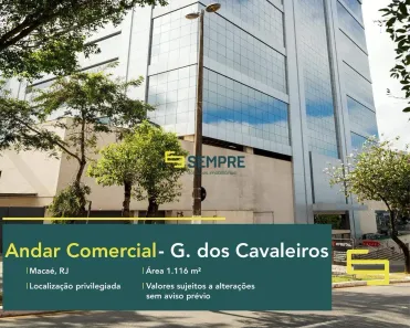 Imóvel Comercial para alugar, 1117m² no Granja dos Cavaleiros, Macaé