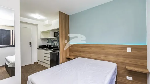 Apartamento com 1 Quarto para alugar, 17m² no Novo Mundo, Curitiba