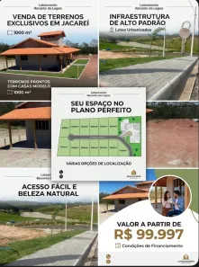 Lote/Terreno à venda, 1000m² no Chácaras Condomínio Recanto Pássaros II, Jacareí