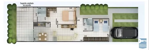 Casa de Condomínio com 2 Quartos à venda, 51m² no Jardim Ipanema, São Carlos