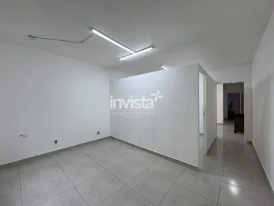 Sala Comercial com 3 Quartos para alugar, 64m² no Aparecida, Santos
