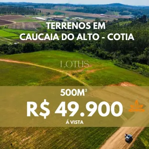 Lote/Terreno à venda, 500m² no Tijuco Preto(Caucaia do Alto), Cotia