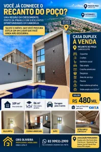 Sobrado com 3 Quartos à venda, 109m² no Poço, Cabedelo