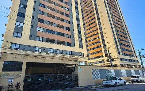 Apartamento com 3 Quartos para alugar, 85m² no Ribeira, Natal