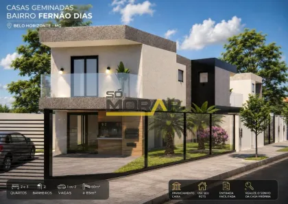 Casa com 3 Quartos à venda, 130m² no Fernão Dias, Belo Horizonte