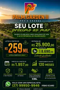 Lote/Terreno à venda, 300m² no Praia Grande, Fundão