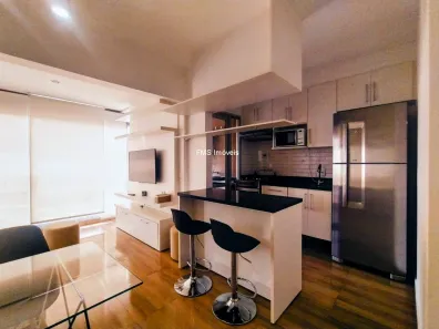 Apartamento com 1 Quarto para alugar, 48m² no Campo Belo, São Paulo