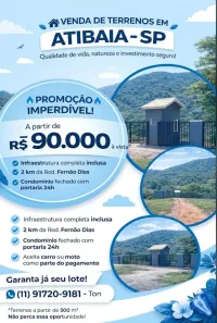 Lote/Terreno à venda, 500m² no Centro, Igaratá