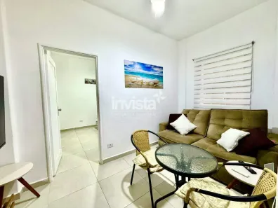 Apartamento com 1 Quarto para alugar, 36m² no Boqueirão, Santos