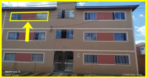 Apartamento com 2 Quartos para alugar, 45m² no Jardim Céu Azul, Valparaíso de Goiás