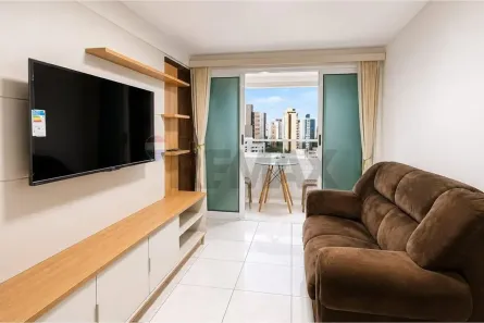 Apartamento com 1 Quarto para alugar, 37m² no Tambaú, João Pessoa