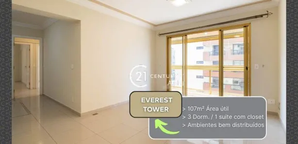 Apartamento com 3 Quartos à venda, 107m² no Alphaville Centro Industrial e Empresarial/Alphaville., Barueri