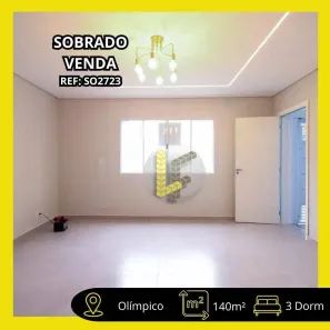 Sobrado com 3 Quartos à venda, 140m² no Olímpico, São Caetano do Sul