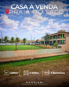 Sobrado com 5 Quartos à venda, 1200m² no , Estância