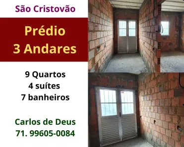 Prédio Residencial com 9 Quartos à venda, 225m² no São Cristóvão, Salvador