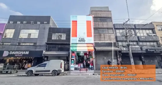 Galpão/Depósito/Armazém à venda, 700m² no Brás, São Paulo