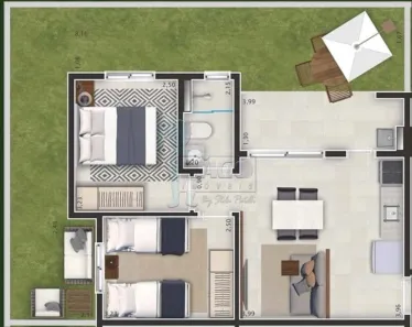 Apartamento com 2 Quartos à venda, 78m² no Vila Virgínia, Ribeirão Preto