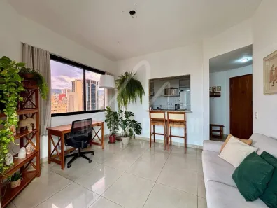 Apartamento com 1 Quarto para alugar, 48m² no Savassi, Belo Horizonte