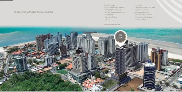 Apartamento com 4 Quartos à venda, 175m² no Ponta D'Areia, São Luís