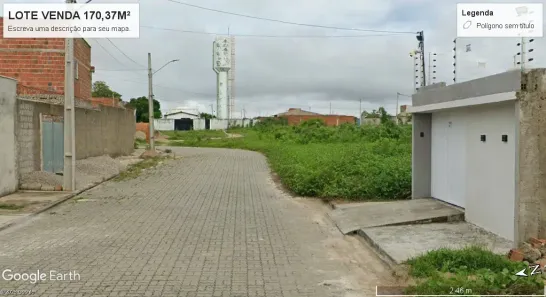 Lote/Terreno à venda, 170m² no Camurupim, Caucaia