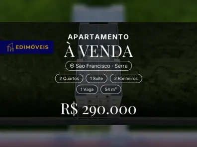 Apartamento com 2 Quartos à venda, 54m² no São Francisco, Serra