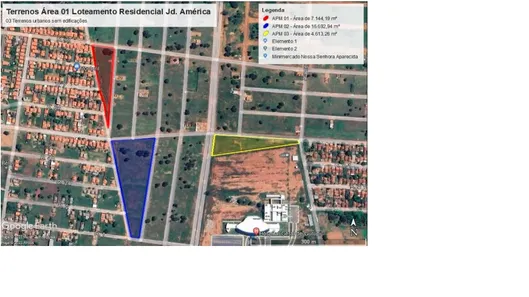 Lote/Terreno à venda, 7145m² no Residencial Parque das Acácias, Gurupi
