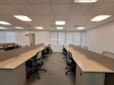 Sala Comercial para alugar, 223m² no Cidade Monções, São Paulo