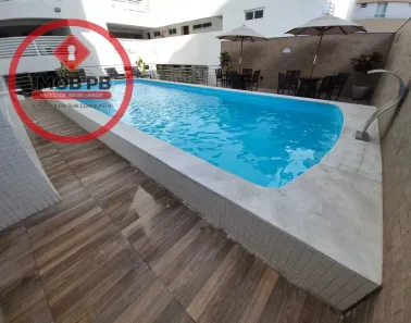 Apartamento com 2 Quartos para alugar, 58m² no Cabo Branco, João Pessoa