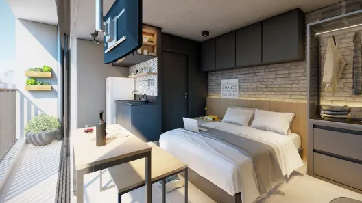 Apartamento com 1 Quarto à venda, 25m² no Campos Elíseos, São Paulo