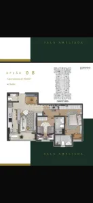 Apartamento com 2 Quartos à venda, 72m² no Jardim Olhos D'Água II, Ribeirão Preto