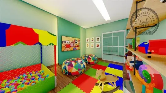 Apartamento com 2 Quartos à venda, 59m² no Guilhermina, Praia Grande