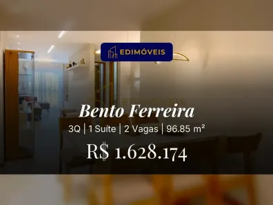 Apartamento com 3 Quartos à venda, 96m² no Bento Ferreira, Vitória
