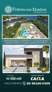 Casa de Condomínio com 3 Quartos à venda, 100m² no Ponta Negra, Manaus