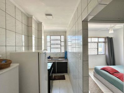 Apartamento com 1 Quarto à venda, 27m² no Centro, São Vicente