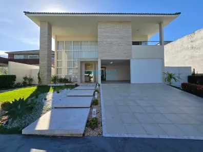 Casa de Condomínio com 4 Quartos para alugar, 493m² no Alphaville (Abrantes), Camaçari