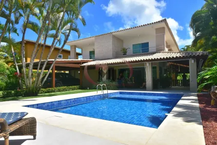 Casa de Condomínio com 4 Quartos à venda, 422m² no Busca Vida (Abrantes), Camaçari