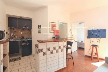 Flat com 1 Quarto para alugar, 40m² no Indianópolis, São Paulo