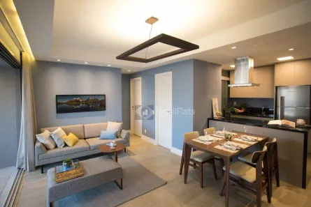 Flat com 2 Quartos para alugar, 85m² no Cidade Monções, São Paulo