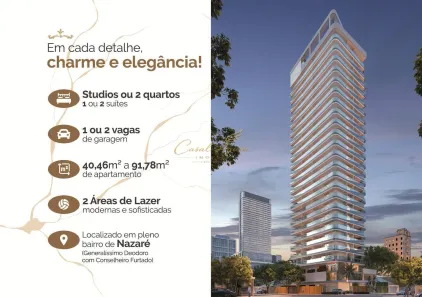 Apartamento com 1 Quarto à venda, 49m² no Umarizal, Belém