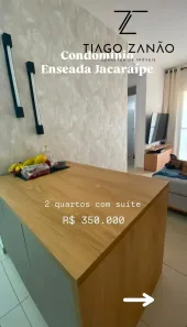 Apartamento com 2 Quartos à venda, 55m² no Conjunto Jacaraípe, Serra
